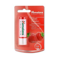 Himalaya Parlatıcı Dudak Kremi, Çilek, Nemlendirici, %100 Doğal Renk, Silikon İçermez, 4,5 gr